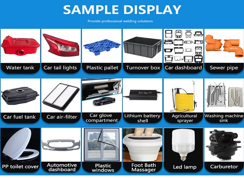 What are the various types of plastic welders?