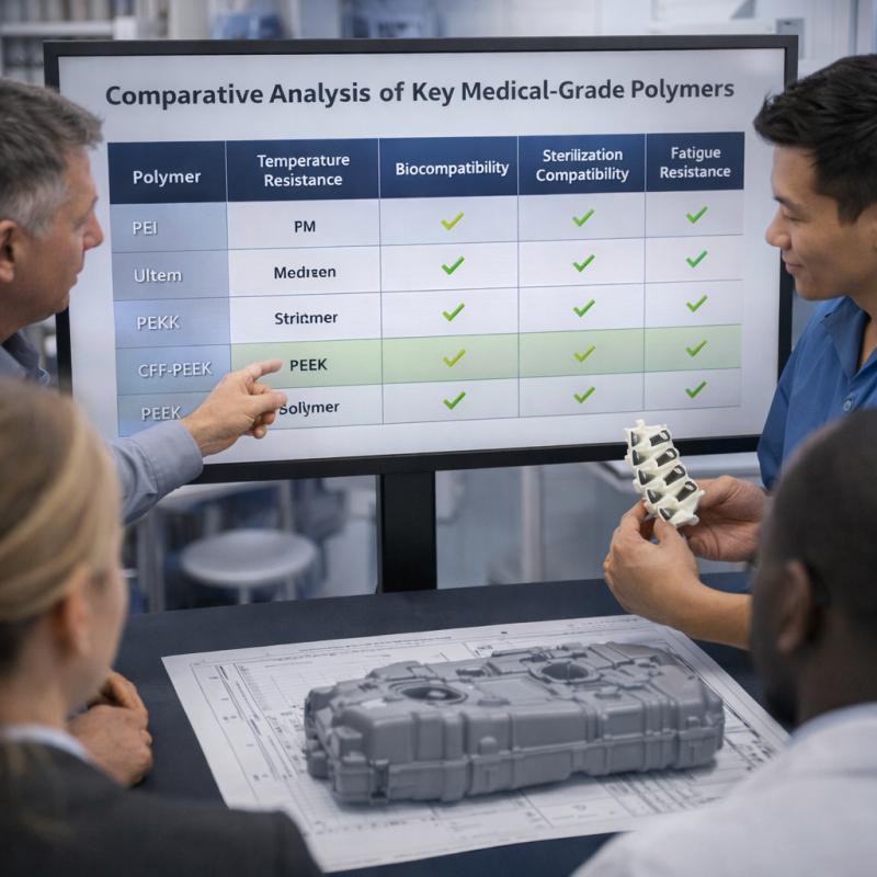 Teams evaluate polymer performance tables