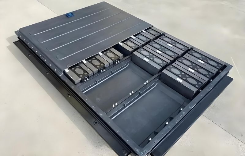 Automotive large thin walled battery cover welding