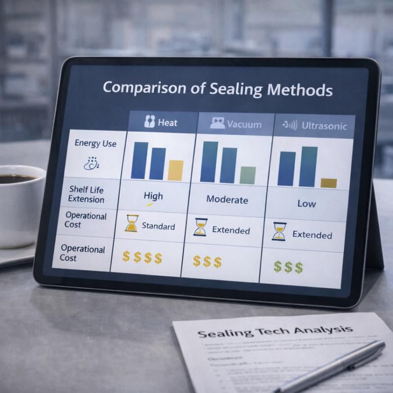 Data driven comparative analysis chart of sealing technology