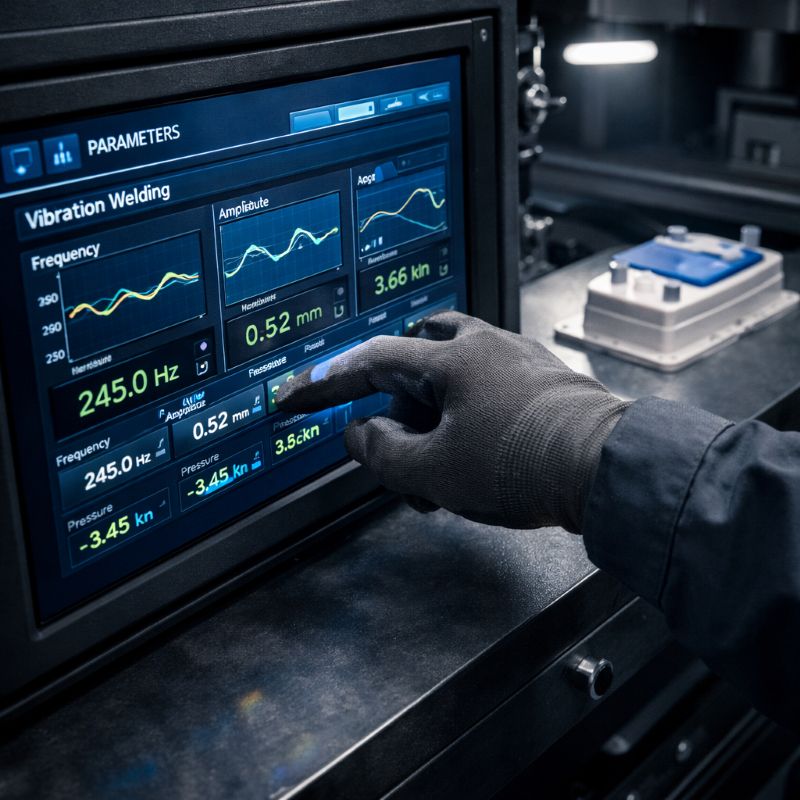 The four stages of vibration welding and their parameter control